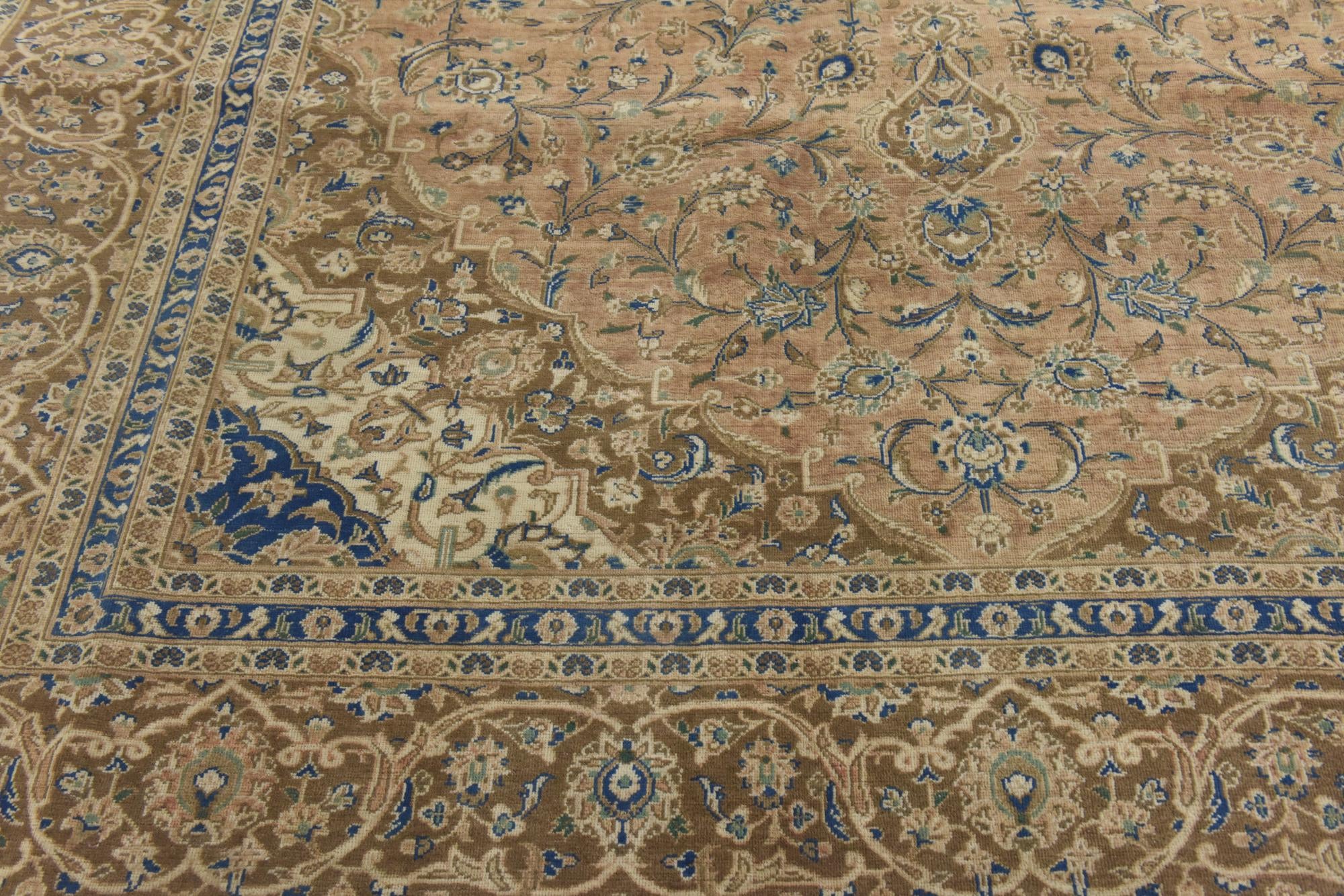 9' 5 x 12' 9 Hand Knotted Ultra Vintage Persian Wool Rug