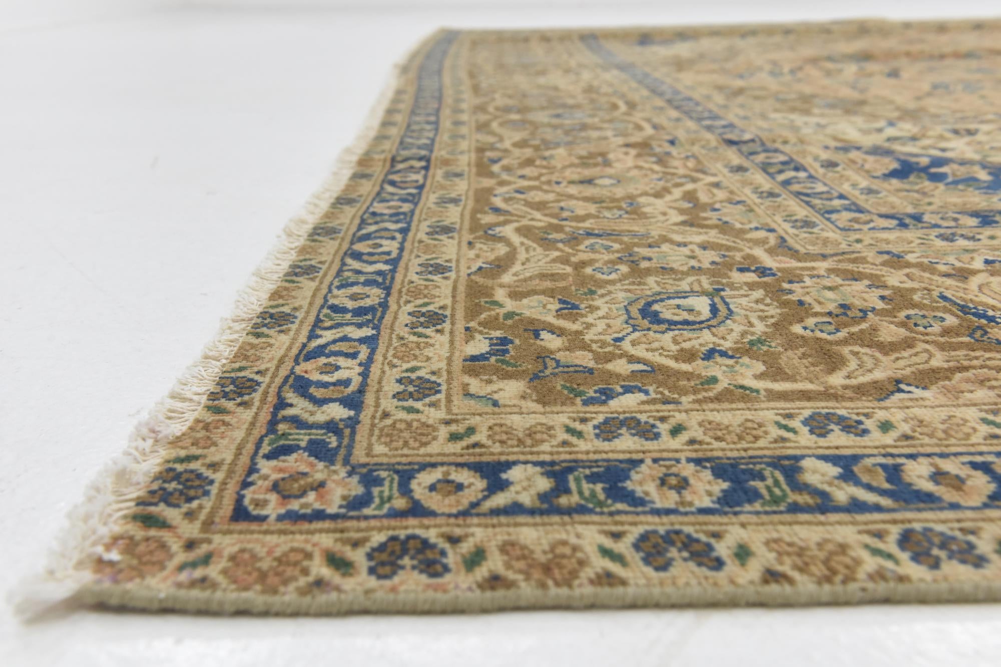 9' 5 x 12' 9 Hand Knotted Ultra Vintage Persian Wool Rug