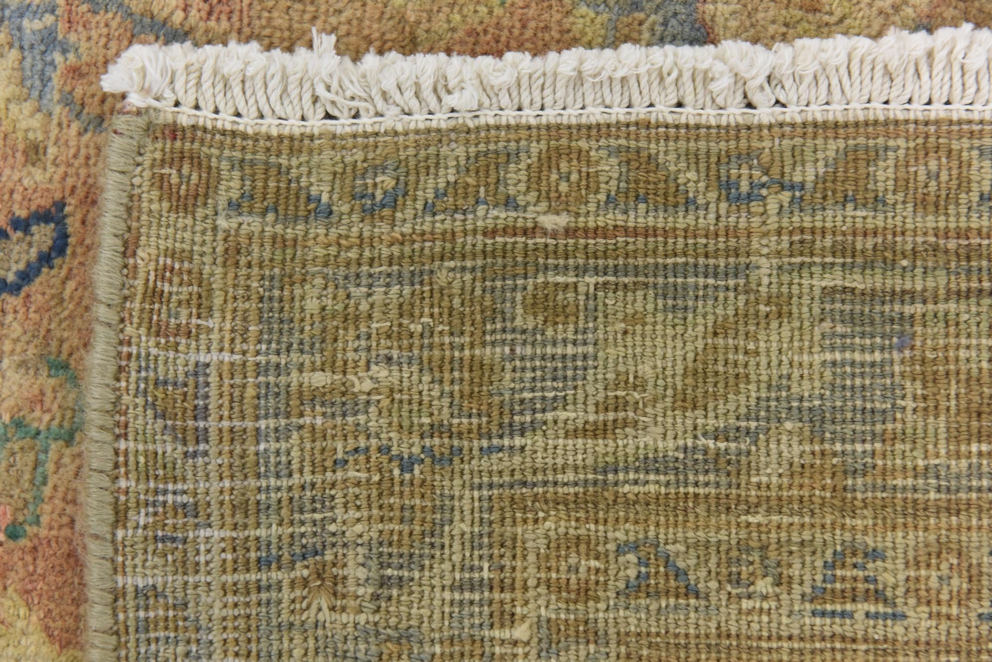 9' x 12' 8 Hand Knotted Ultra Vintage Persian Wool Rug
