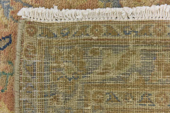 9' x 12' 8 Hand Knotted Ultra Vintage Persian Wool Rug