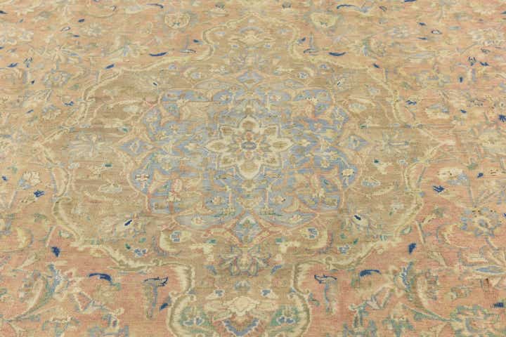 9' x 12' 8 Hand Knotted Ultra Vintage Persian Wool Rug