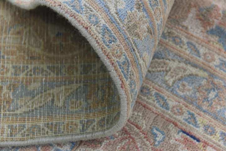 9' x 12' 8 Hand Knotted Ultra Vintage Persian Wool Rug