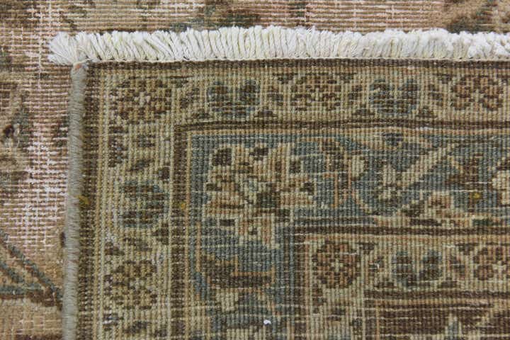 9' 4 x 12' 6 Hand Knotted Ultra Vintage Persian Wool Rug