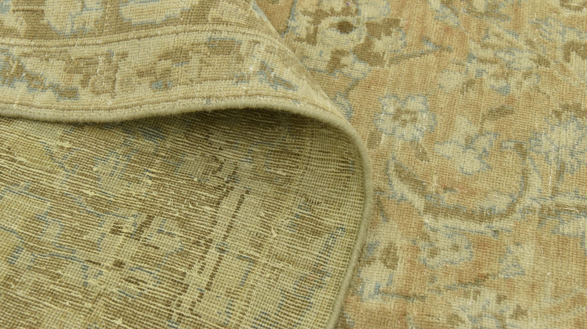 9' 1 x 13' 7 Hand Knotted Ultra Vintage Persian Wool Rug