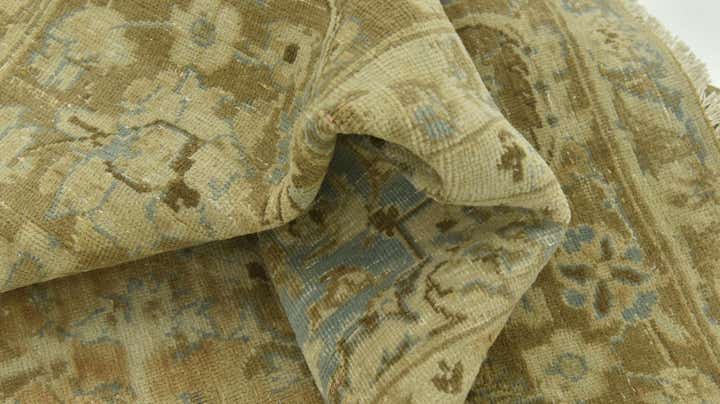 9' 1 x 13' 7 Hand Knotted Ultra Vintage Persian Wool Rug