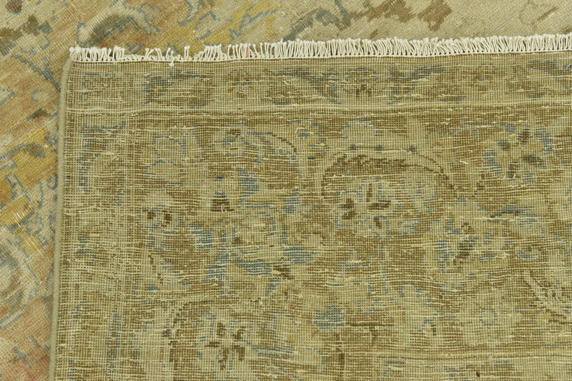 9' 1 x 13' 7 Hand Knotted Ultra Vintage Persian Wool Rug
