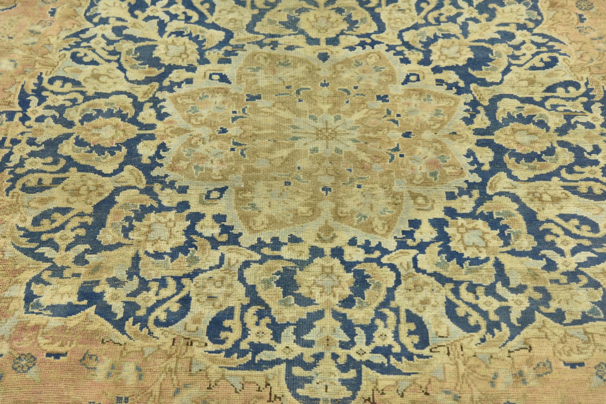 6' 9 x 10' Hand Knotted Ultra Vintage Persian Rug