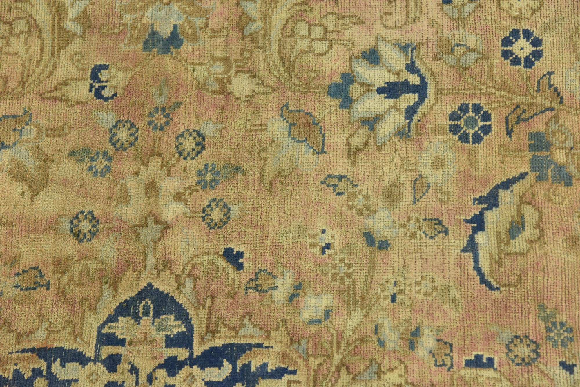 6' 9 x 10' Hand Knotted Ultra Vintage Persian Rug