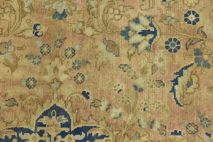 6' 9 x 10' Hand Knotted Ultra Vintage Persian Rug