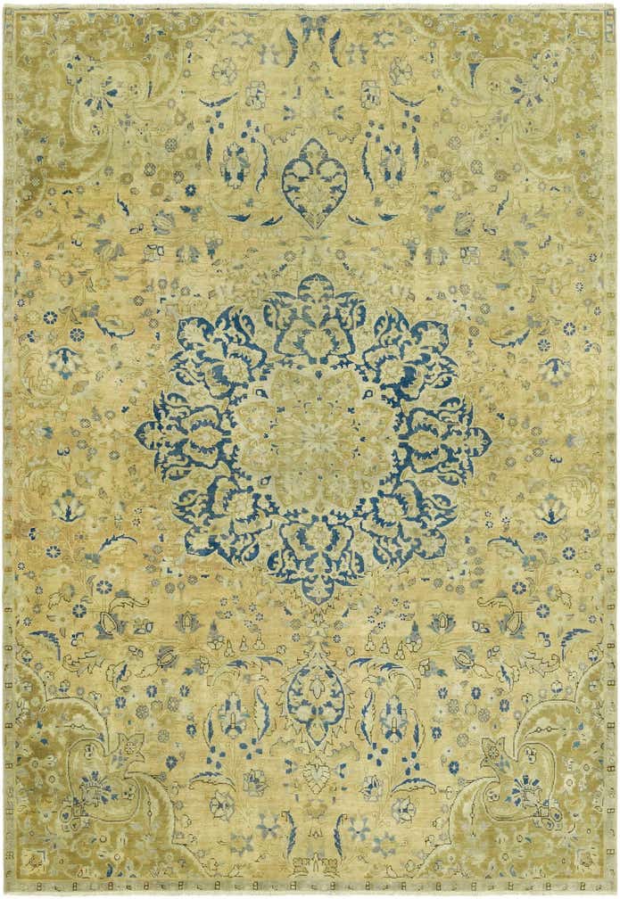 6' 9 x 10' Hand Knotted Ultra Vintage Persian Rug
