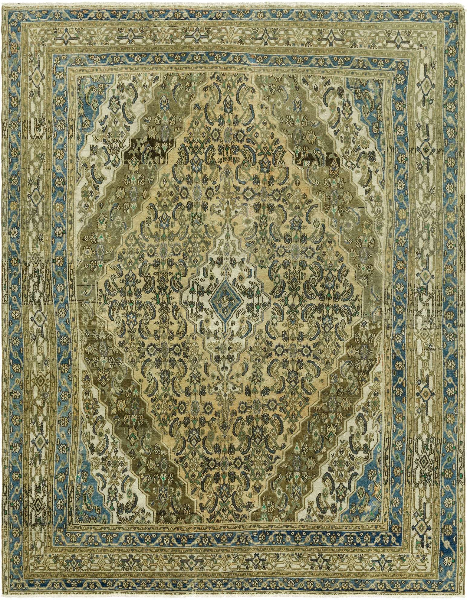 Primary image 8' 7 x 11' 3  Hand Knotted Ultra Vintage Wool Rug