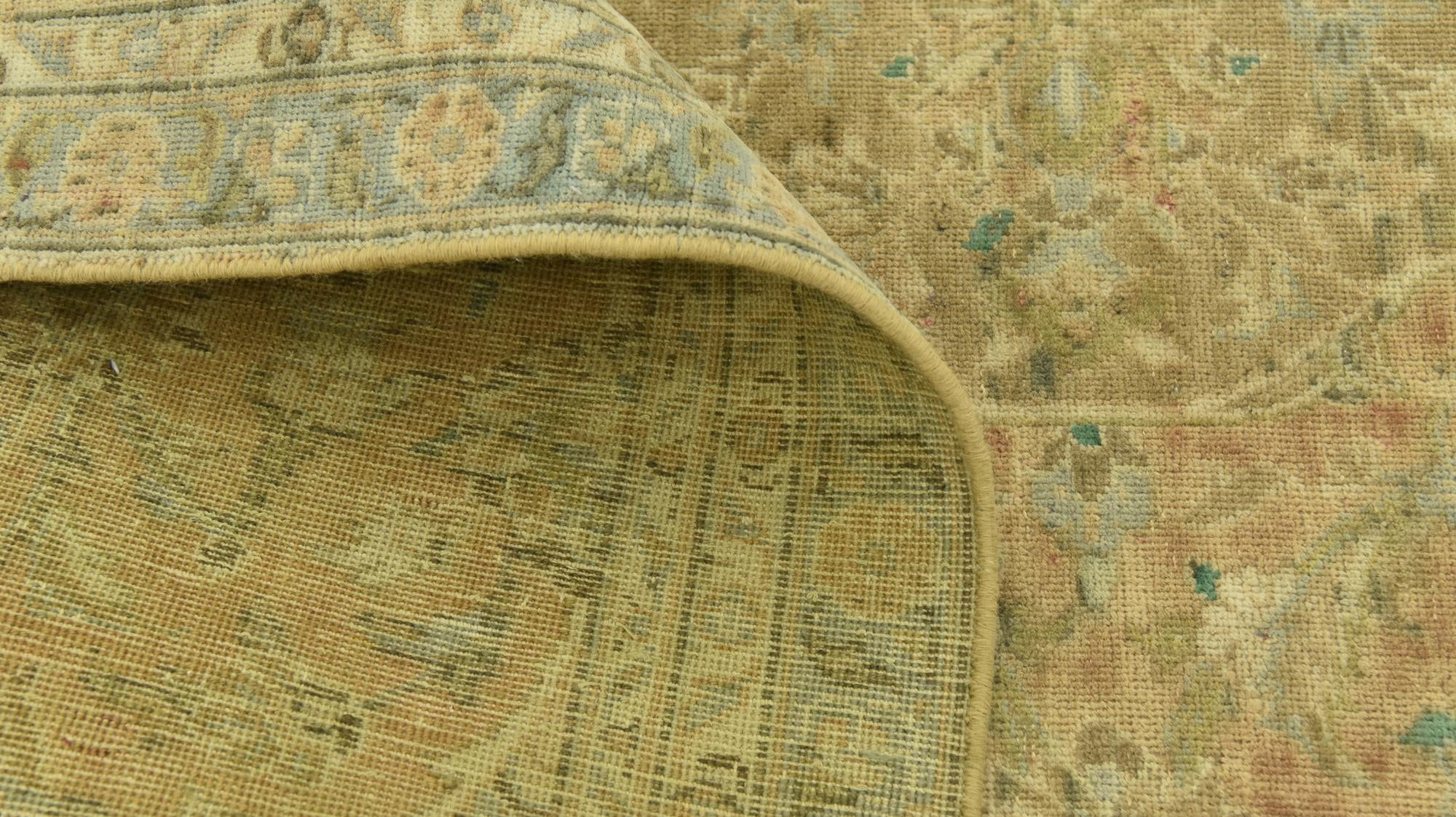7' x 10' 7 Hand Knotted Ultra Vintage Persian Wool Rug