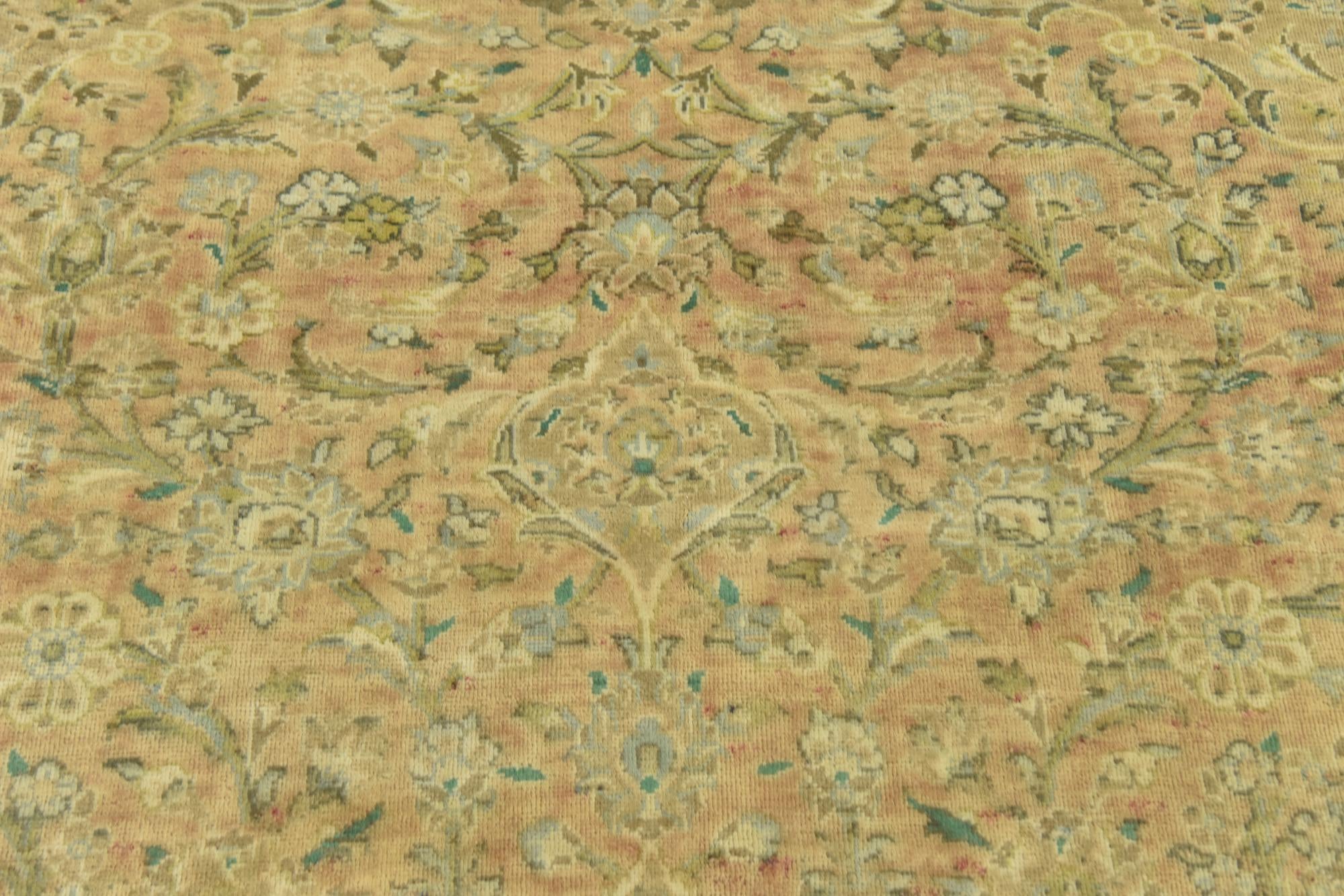 7' x 10' 7 Hand Knotted Ultra Vintage Persian Wool Rug