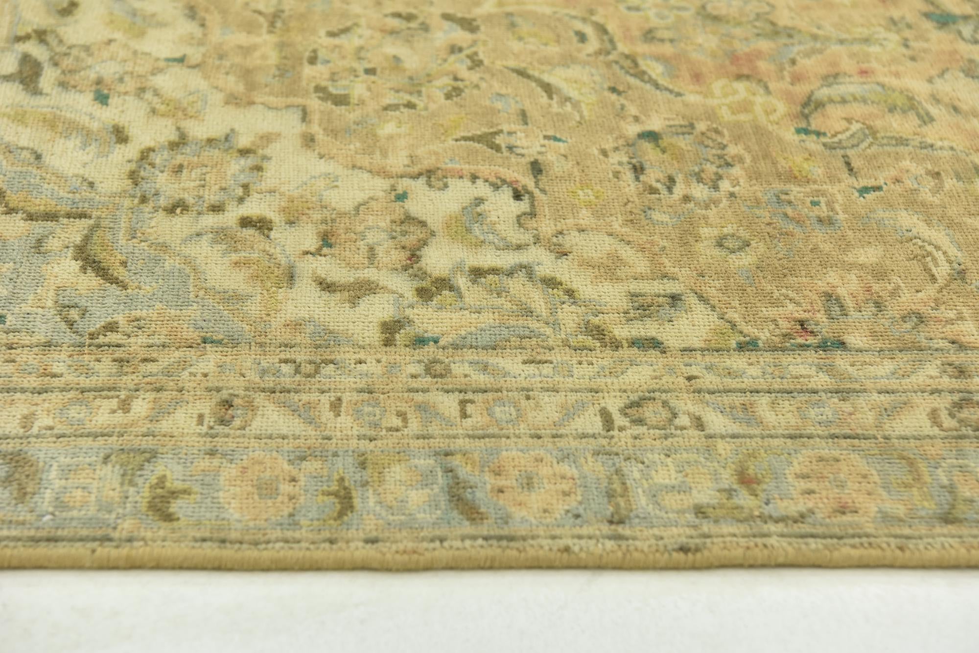7' x 10' 7 Hand Knotted Ultra Vintage Persian Wool Rug