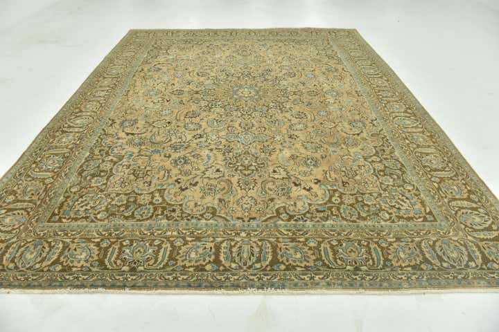 9' 6 x 12' 7 Hand Knotted Ultra Vintage Persian Wool Rug