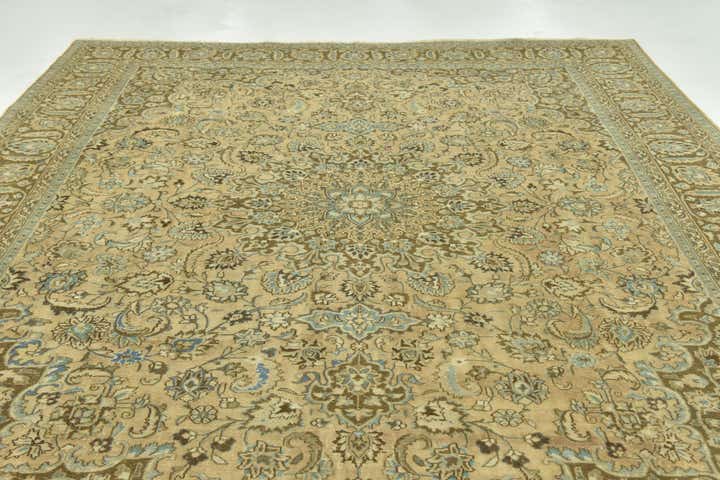 9' 6 x 12' 7 Hand Knotted Ultra Vintage Persian Wool Rug