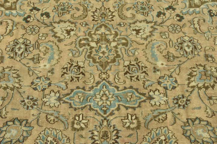 9' 6 x 12' 7 Hand Knotted Ultra Vintage Persian Wool Rug