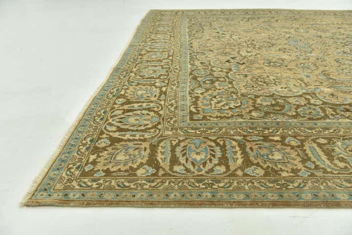 9' 6 x 12' 7 Hand Knotted Ultra Vintage Persian Wool Rug