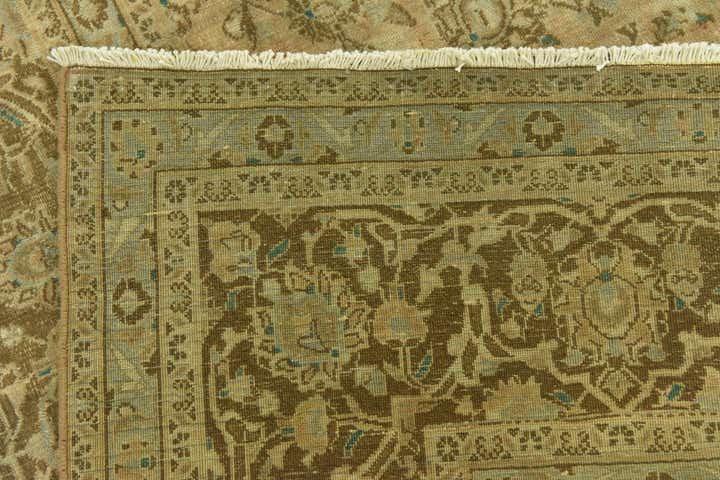 9' 8 x 12' 7 Hand Knotted Ultra Vintage Persian Wool Rug