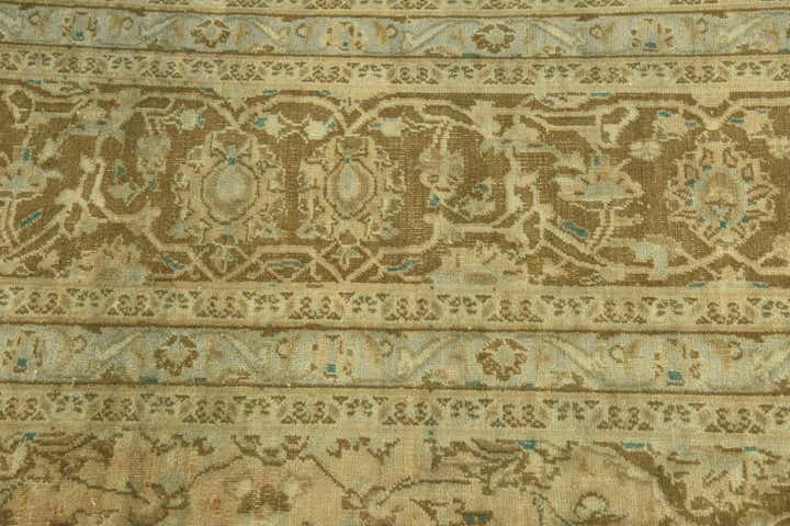 9' 8 x 12' 7 Hand Knotted Ultra Vintage Persian Wool Rug