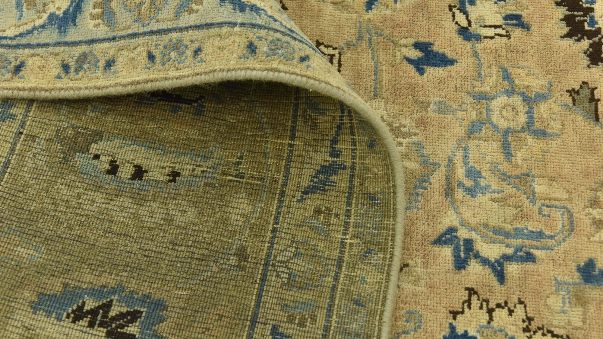 9' 6 x 12' 2 Hand Knotted Ultra Vintage Persian Wool Rug