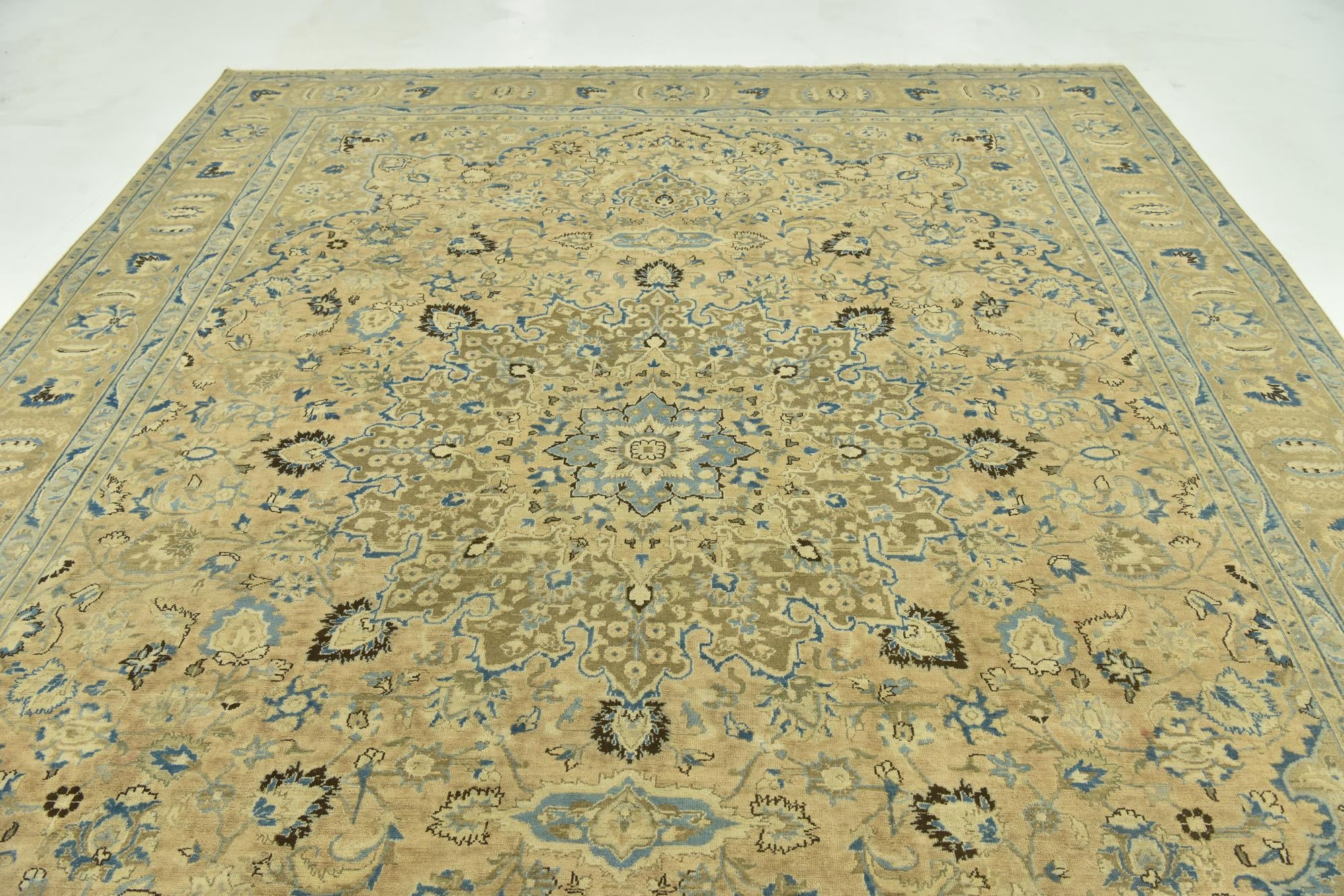 9' 6 x 12' 2 Hand Knotted Ultra Vintage Persian Wool Rug