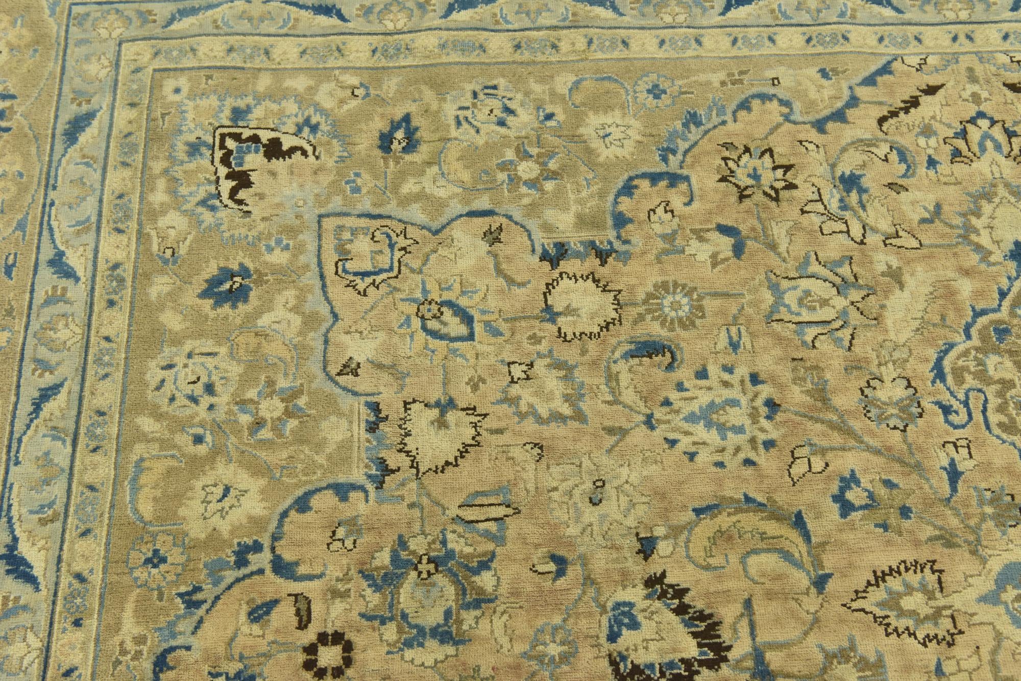 9' 6 x 12' 2 Hand Knotted Ultra Vintage Persian Wool Rug