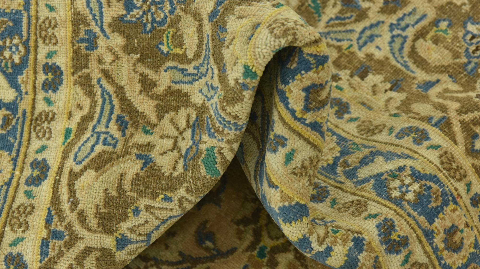 9' 4 x 12' 8 Hand Knotted Ultra Vintage Persian Wool Rug