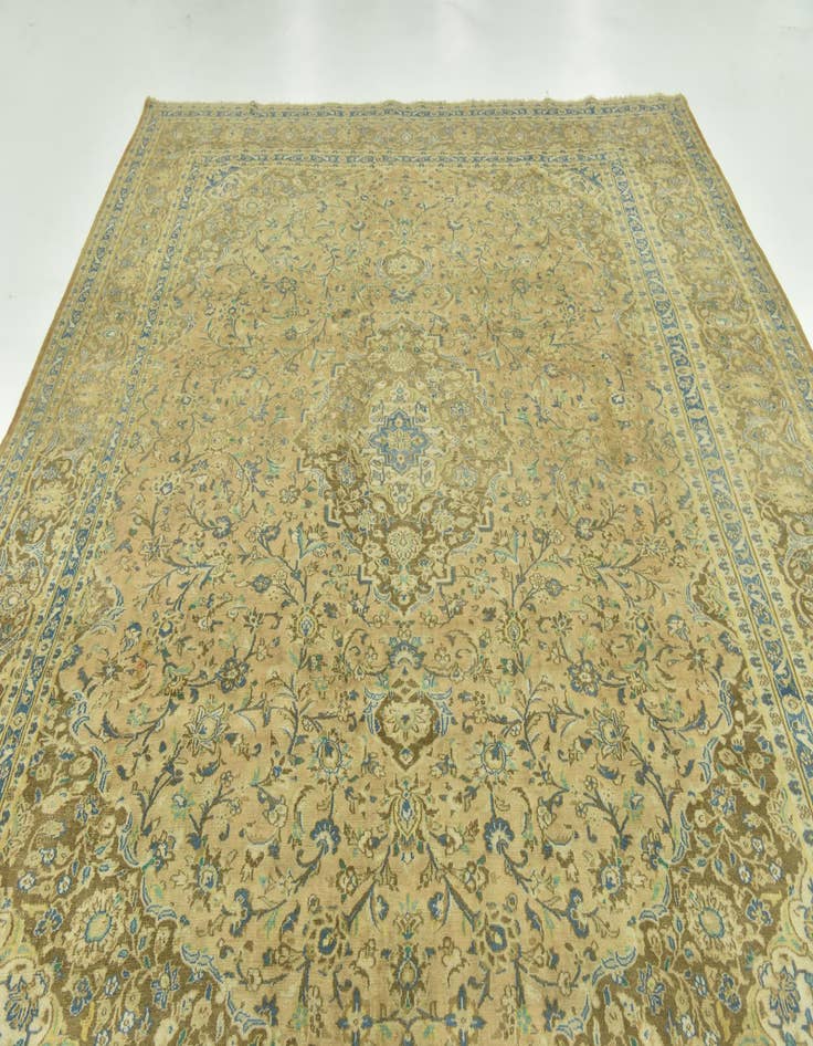 Detail image of 9' 4 x 12' 8  Hand Knotted Ultra Vintage Persian Wool Rug
