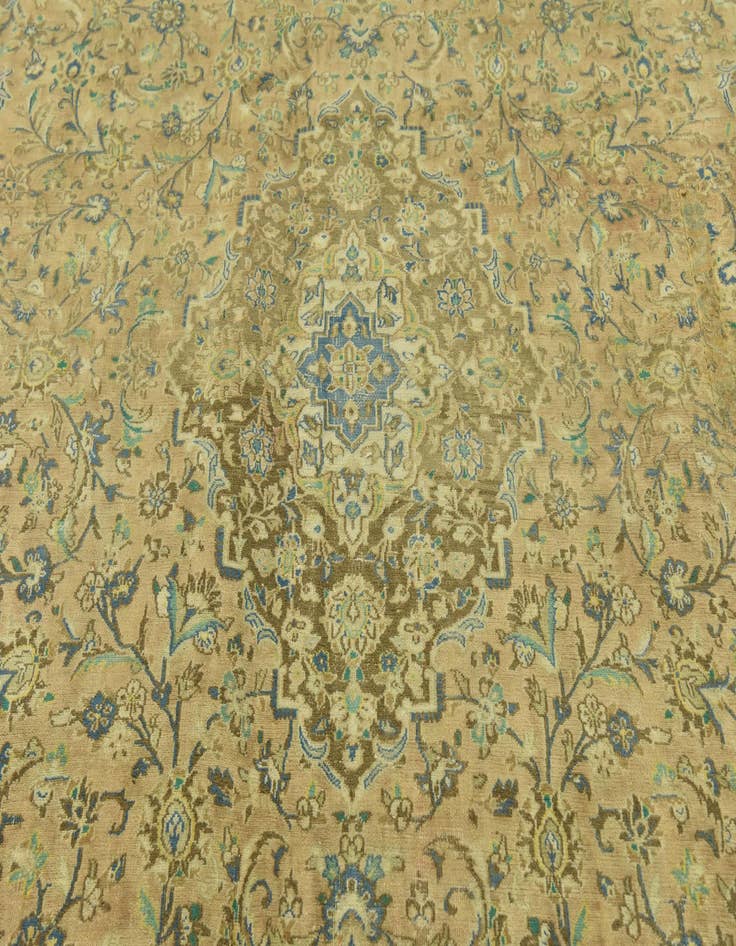 Detail image of 9' 4 x 12' 8  Hand Knotted Ultra Vintage Persian Wool Rug