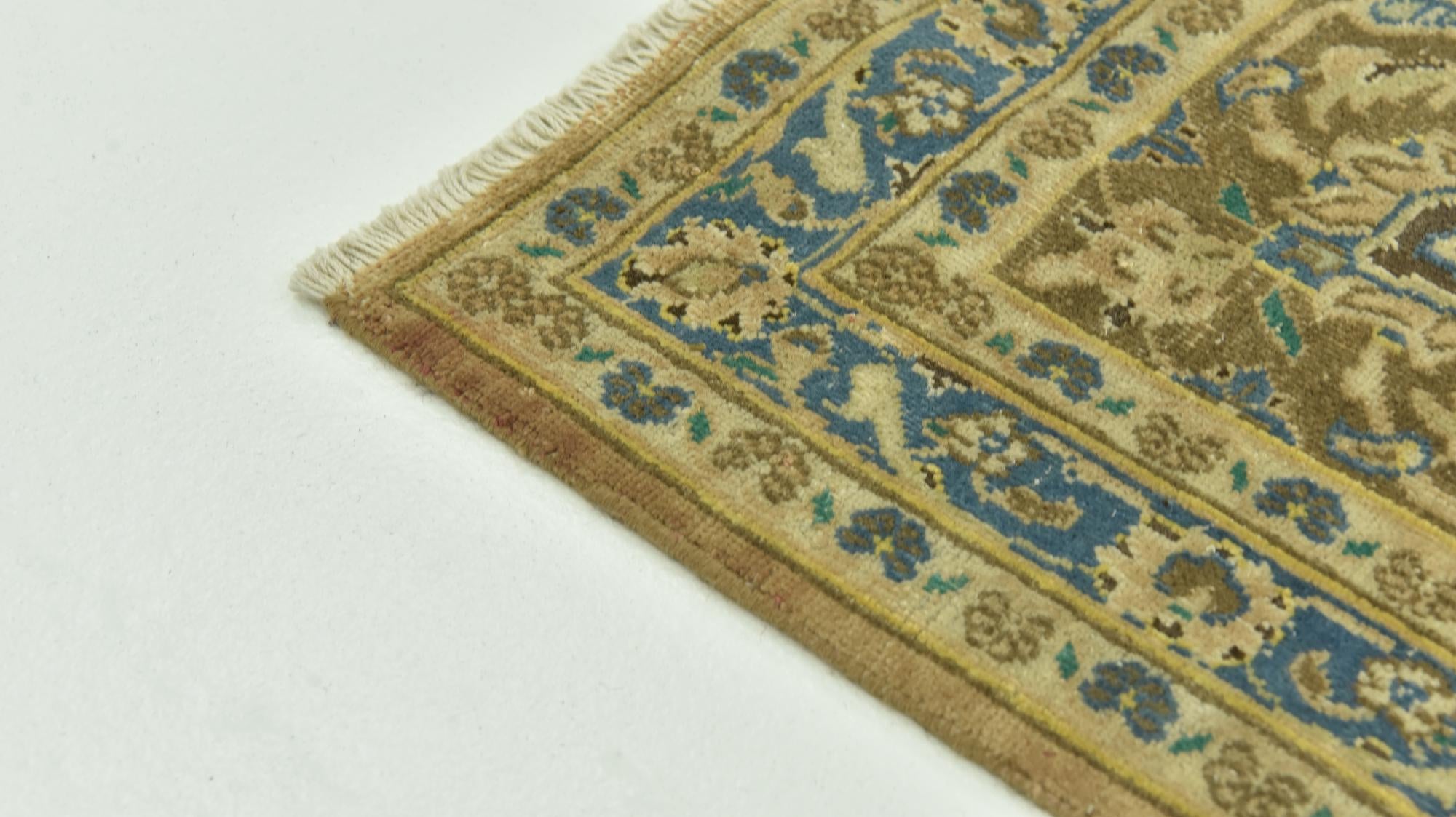 9' 4 x 12' 8 Hand Knotted Ultra Vintage Persian Wool Rug