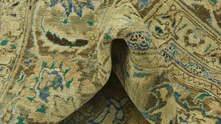 7' x 10' 8 Hand Knotted Ultra Vintage Persian Wool Rug