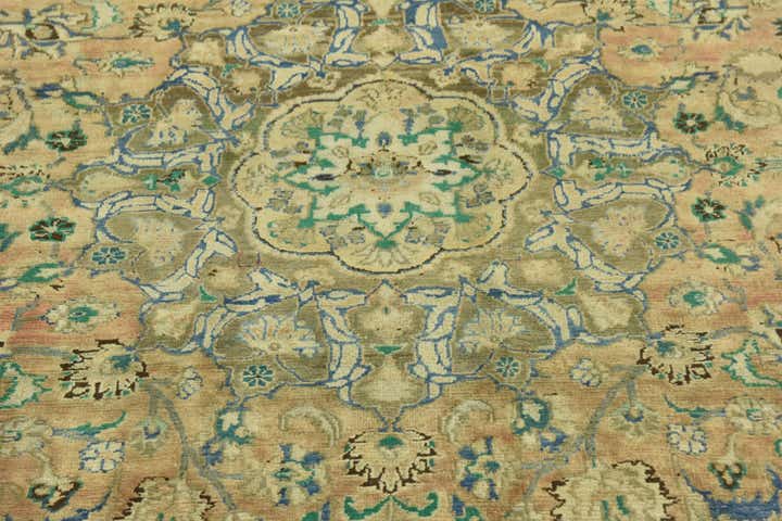 7' x 10' 8 Hand Knotted Ultra Vintage Persian Wool Rug