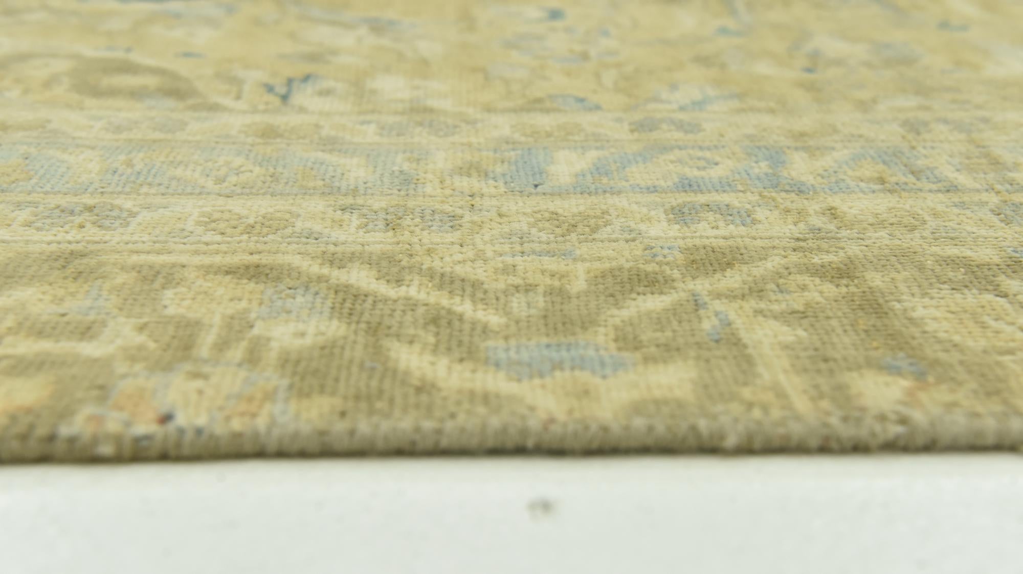7' 9 x 11' 2 Hand Knotted Ultra Vintage Persian Wool Rug