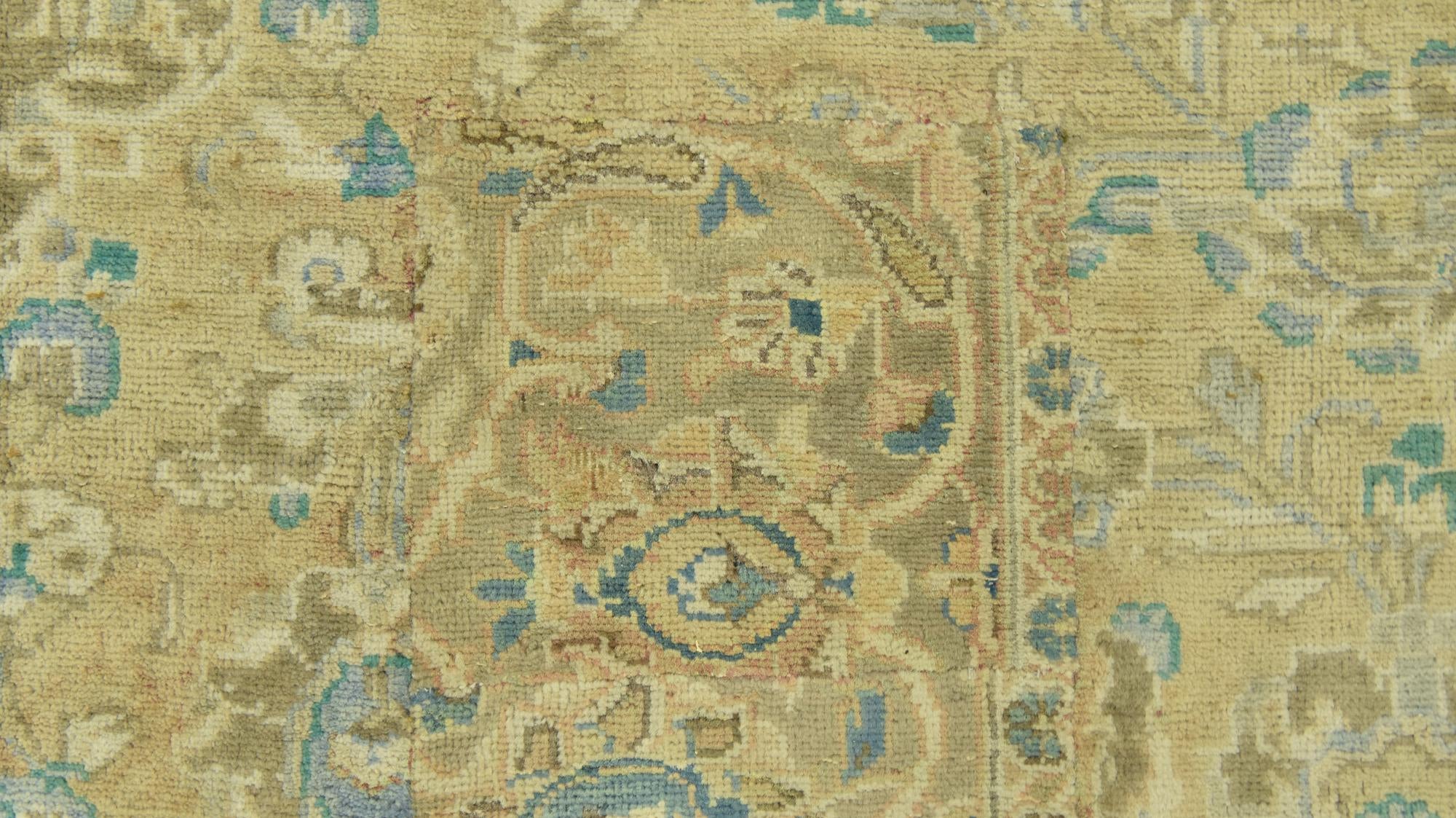 7' 9 x 11' 2 Hand Knotted Ultra Vintage Persian Wool Rug
