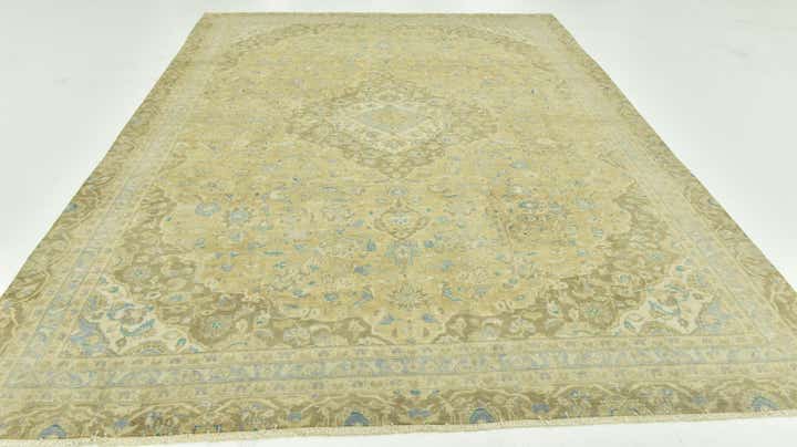 7' 9 x 11' 2 Hand Knotted Ultra Vintage Persian Wool Rug