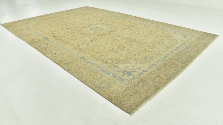 Vue détaillée : 285cm x 440cm Noué main Ultra Vintage Tapis Persan Laine