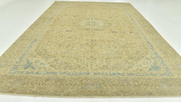 Vue détaillée : 285cm x 440cm Noué main Ultra Vintage Tapis Persan Laine