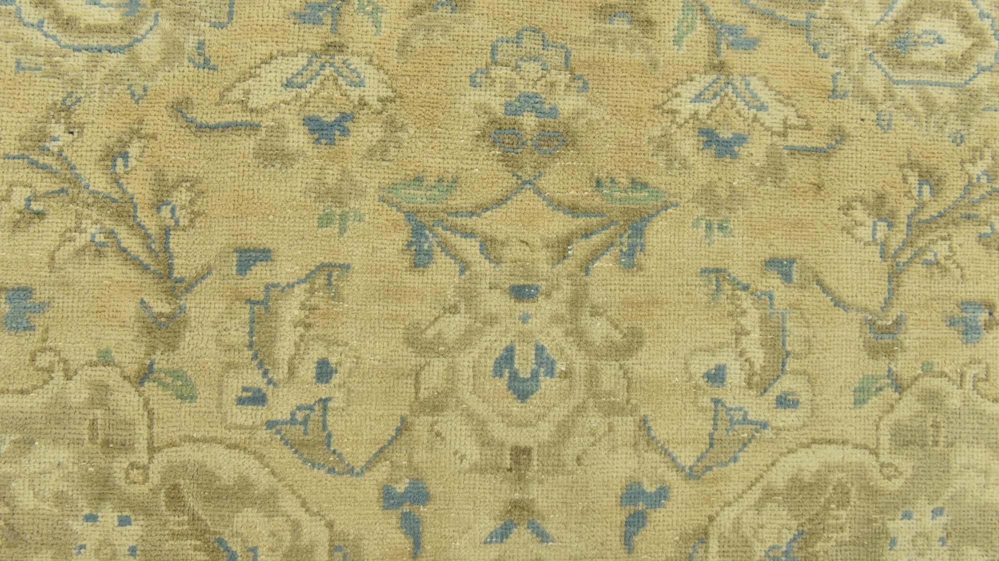 9' 5 x 14' 5 Hand Knotted Ultra Vintage Persian Wool Rug