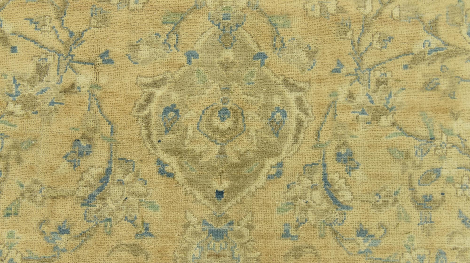 9' 5 x 14' 5 Hand Knotted Ultra Vintage Persian Wool Rug