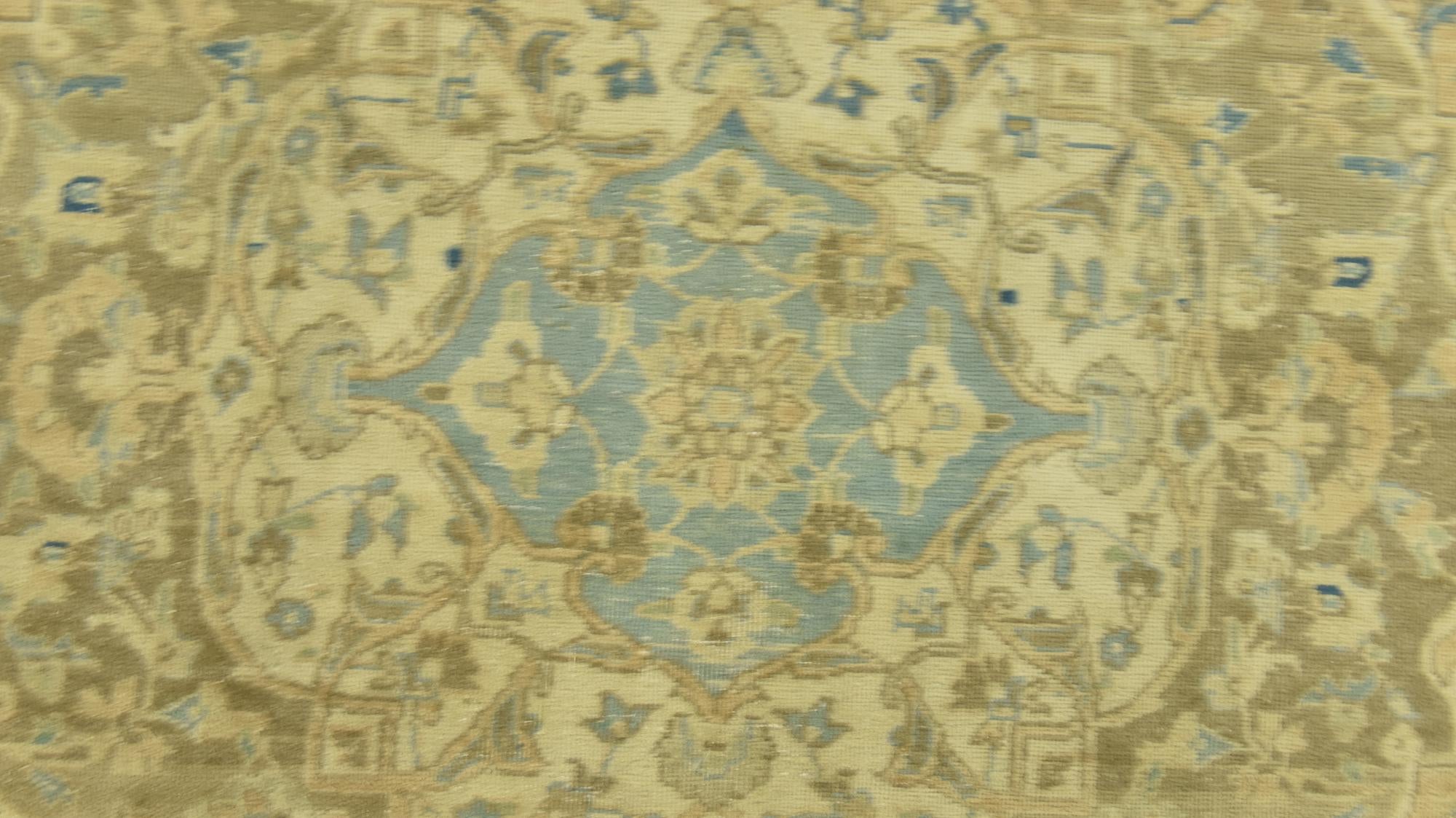 9' 5 x 14' 5 Hand Knotted Ultra Vintage Persian Wool Rug