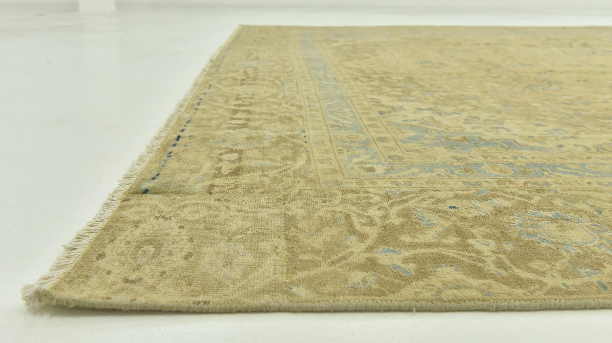 9' 5 x 14' 5 Hand Knotted Ultra Vintage Persian Wool Rug