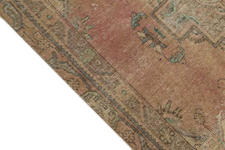 6' 7 x 9' 10 Hand Knotted Ultra Vintage Persian Wool Rug