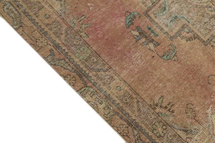 Detail image of 6' 7 x 9' 10 Hand Knotted Ultra Vintage Persian Wool Rug