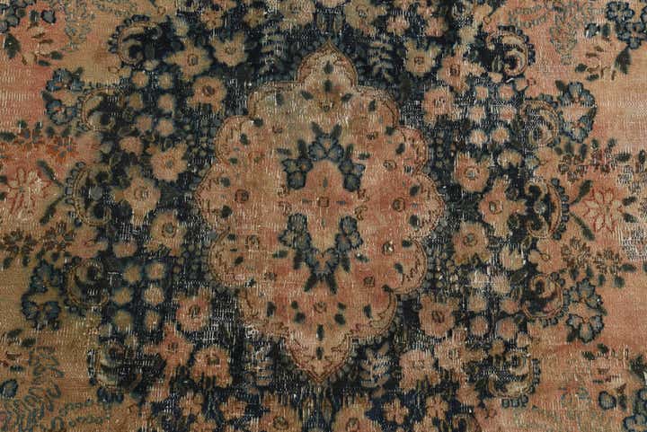 8' 6 x 12' Hand Knotted Ultra Vintage Persian Wool Rug