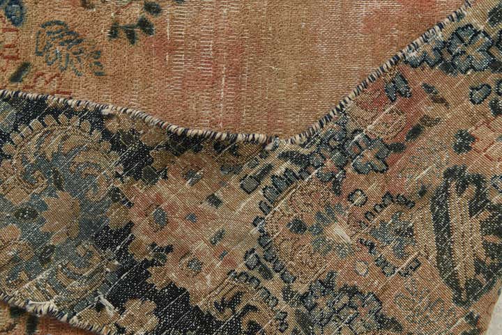 8' 6 x 12' Hand Knotted Ultra Vintage Persian Wool Rug