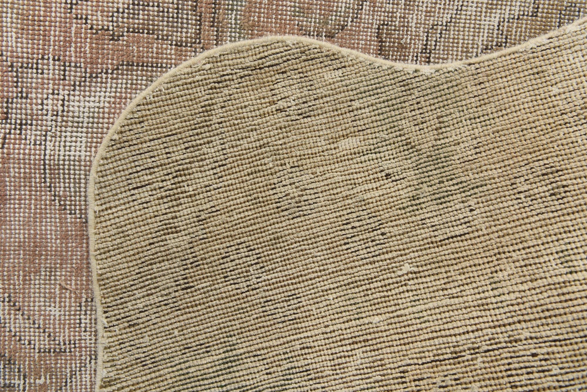 9' 4 x 12' 9 Hand Knotted Ultra Vintage Persian Wool Rug