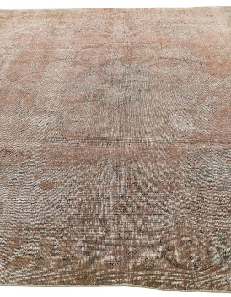 Detail image of 9' 4 x 12' 9  Hand Knotted Ultra Vintage Persian Wool Rug