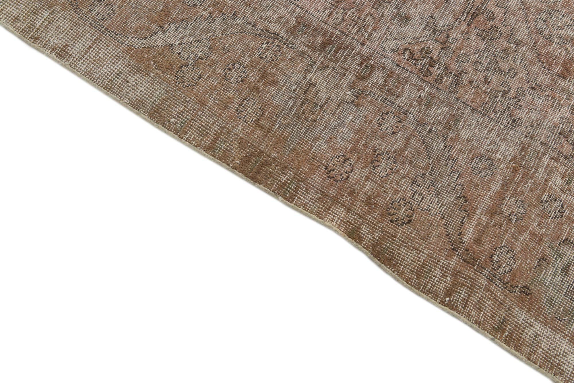 9' 4 x 12' 9 Hand Knotted Ultra Vintage Persian Wool Rug