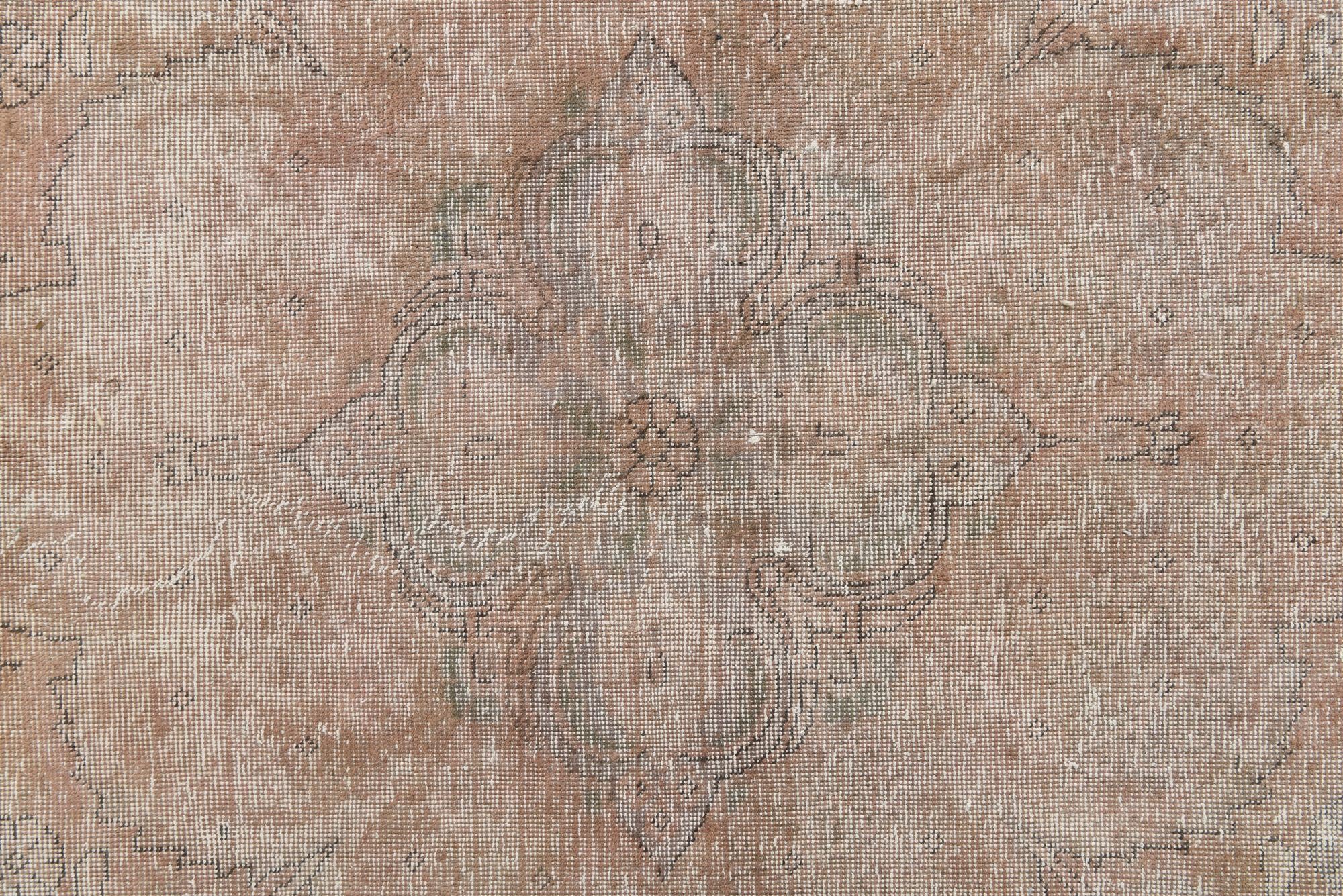 9' 4 x 12' 9 Hand Knotted Ultra Vintage Persian Wool Rug